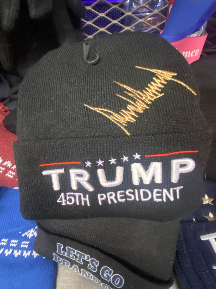 thumbnail image 2 of Trump 2020 Signature Black Cotton Embroidered Hat – Adjustable Strapback Cap 2 of 3