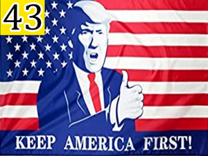 Trump Keep America First Flag