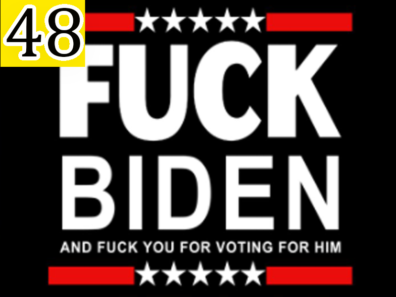 Fuck Biden And Fuck You For Voting For Him Flag