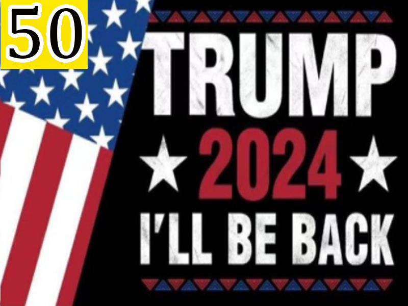 Trump 2024 I'll Be Back Flag