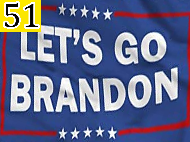 Let's Go Brandon (Blue) Flag