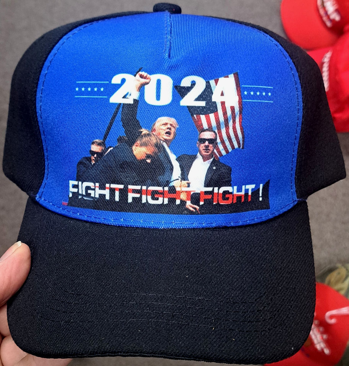 Trump 2024 Fight Fight Fight Hat – Trump Gear - Signs, Flags and More!