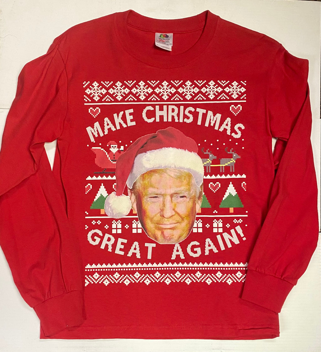 Trump Santa Make Christmas Great Again shirt