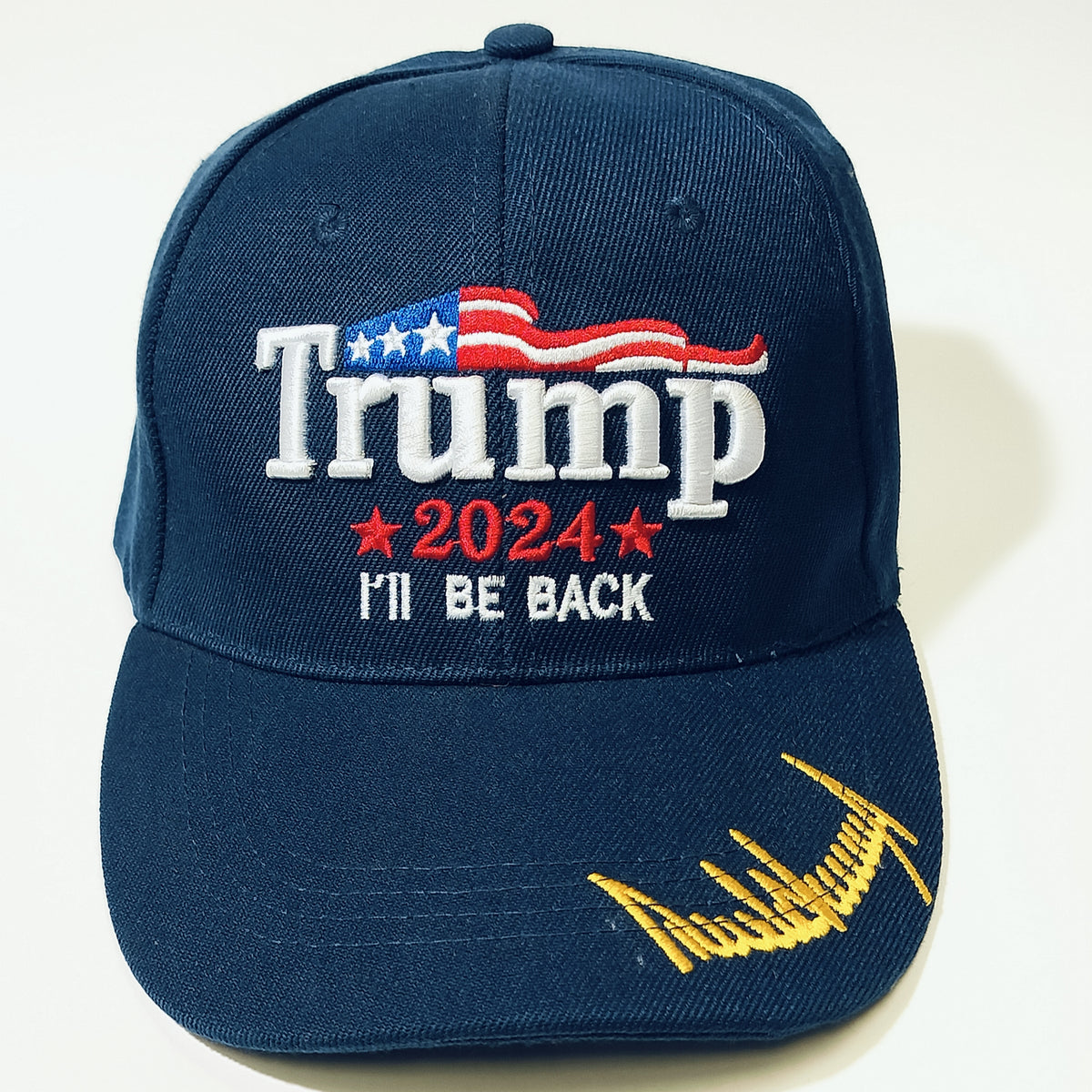 Trump 2024 Premium Embroidered Baseball hats – Trump Gear - Signs ...