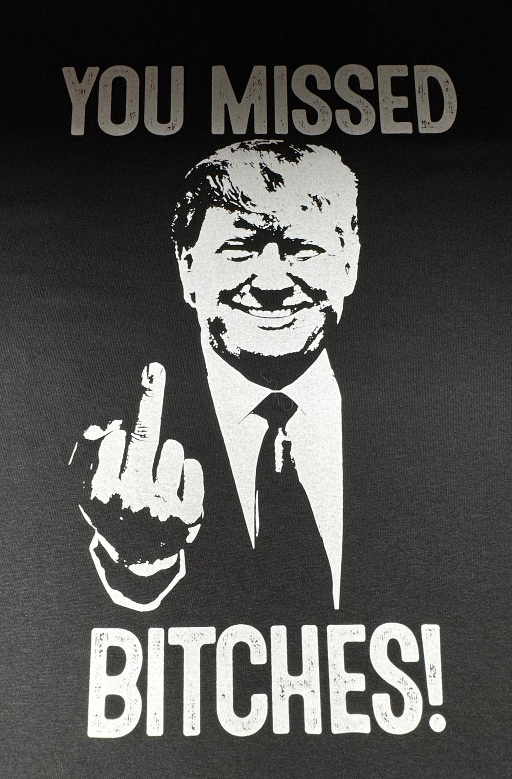 Trump 2024 "You Missed Bitches" printed T-shirt