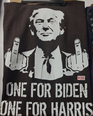 Trump Double Flip-Off T-Shirt