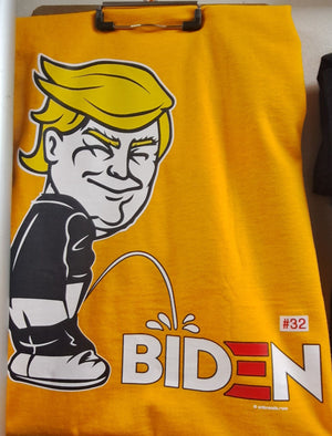 Trump Pissing on Biden T-Shirt