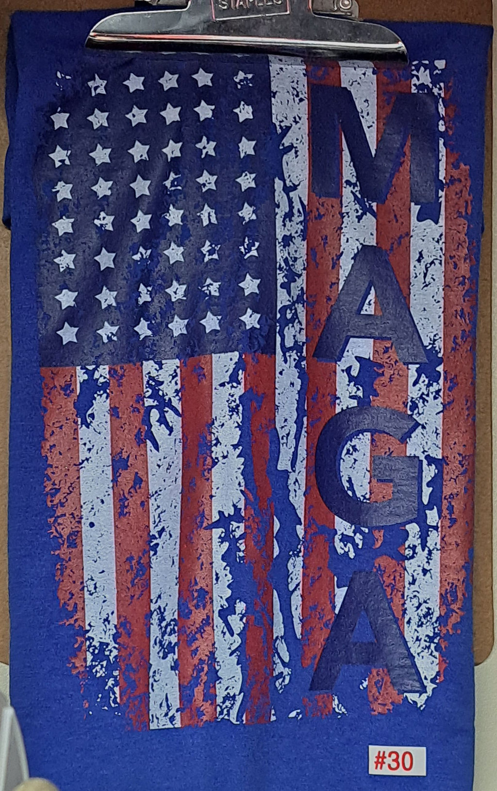 Faded American MAGA Flag T-Shirt