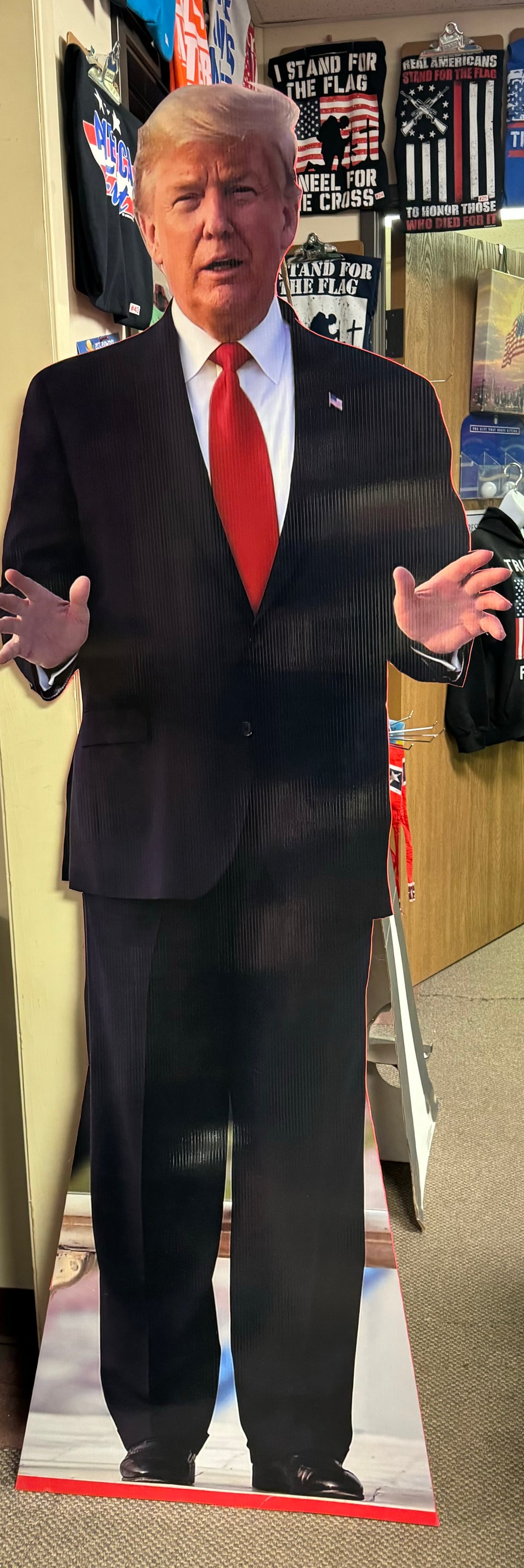 President Donald Trump 6ft. tall Cardboard Cutout