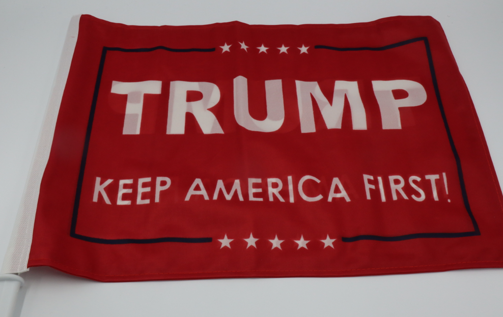 Trump "Keep America 1st" or "Make America Great Again" Car Window Flags
