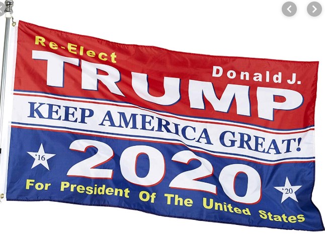 Re-Elect Donald J Trump 2020 Flag – Trump Gear - Signs, Flags and More!