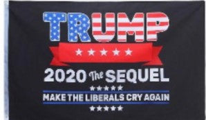 Trump 2020 the Sequel Flag