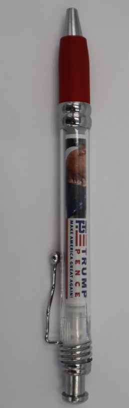 Trump Pen with pull-out pledge of allegience