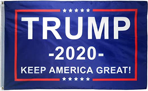 Trump 2020 Classic Blue Keep America Great Flag